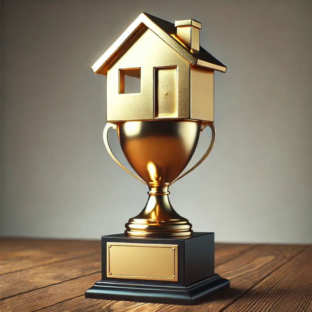 Un trophée en forme de maison