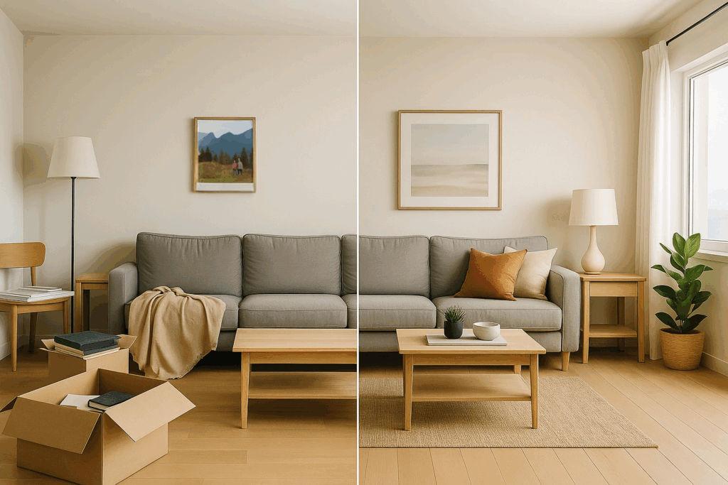 Un intérieur d'appartement